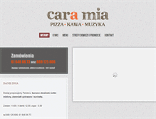 Tablet Screenshot of caramia.pl